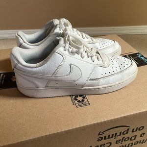 Nike Court Vision Low White Sneakers